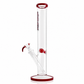 Rock Glass CrystalAxis Straight Tube Bong