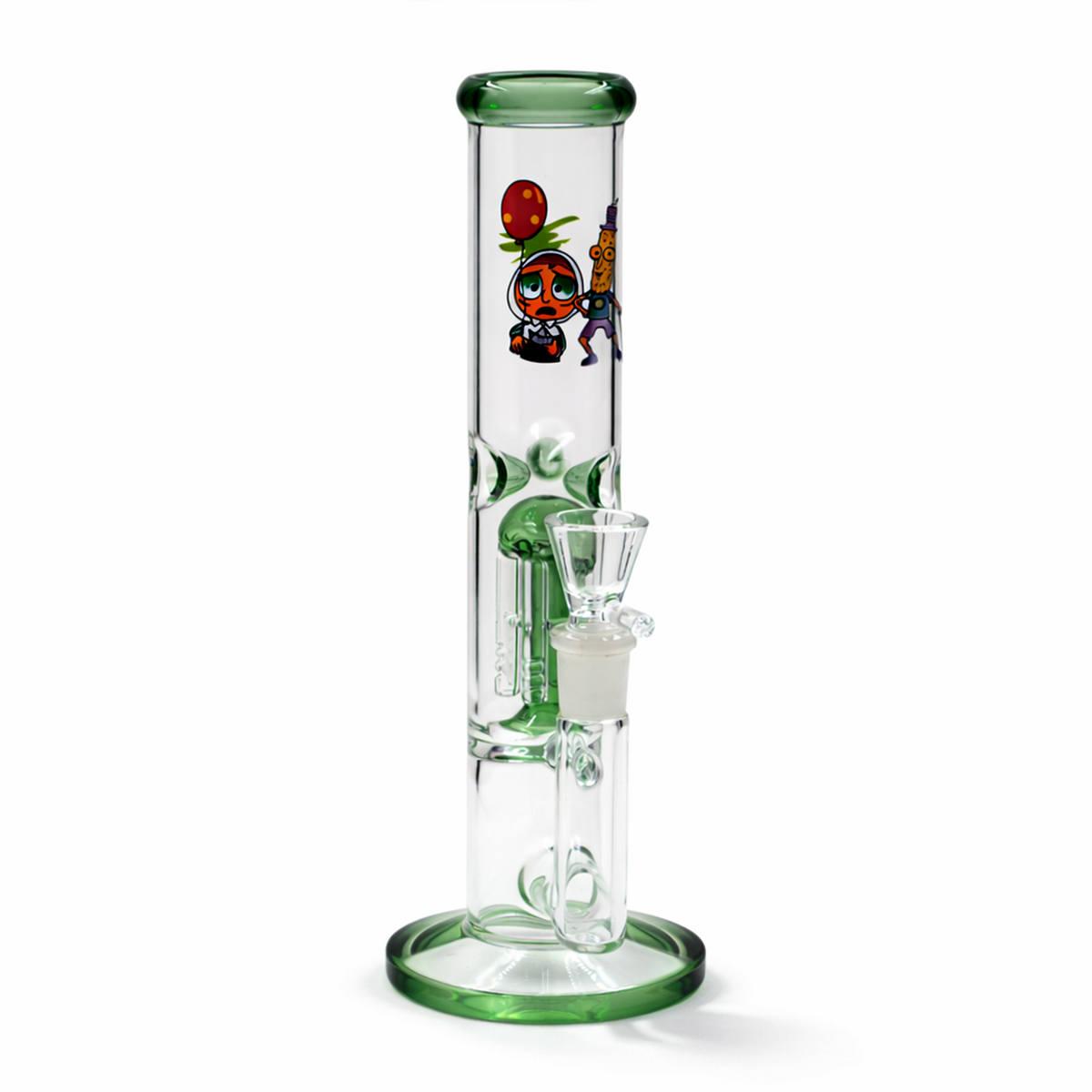 Galactic 6-Arm Straight Tube Bong