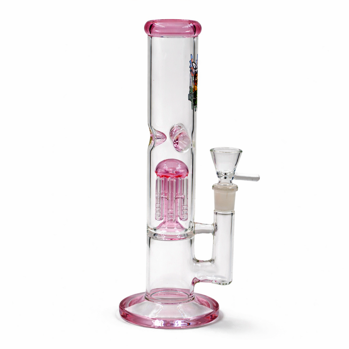 Galactic 6-Arm Straight Tube Bong