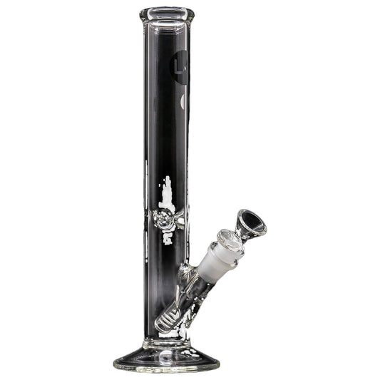 "Straight Shooter" 12 Inch Clear Straight Bong