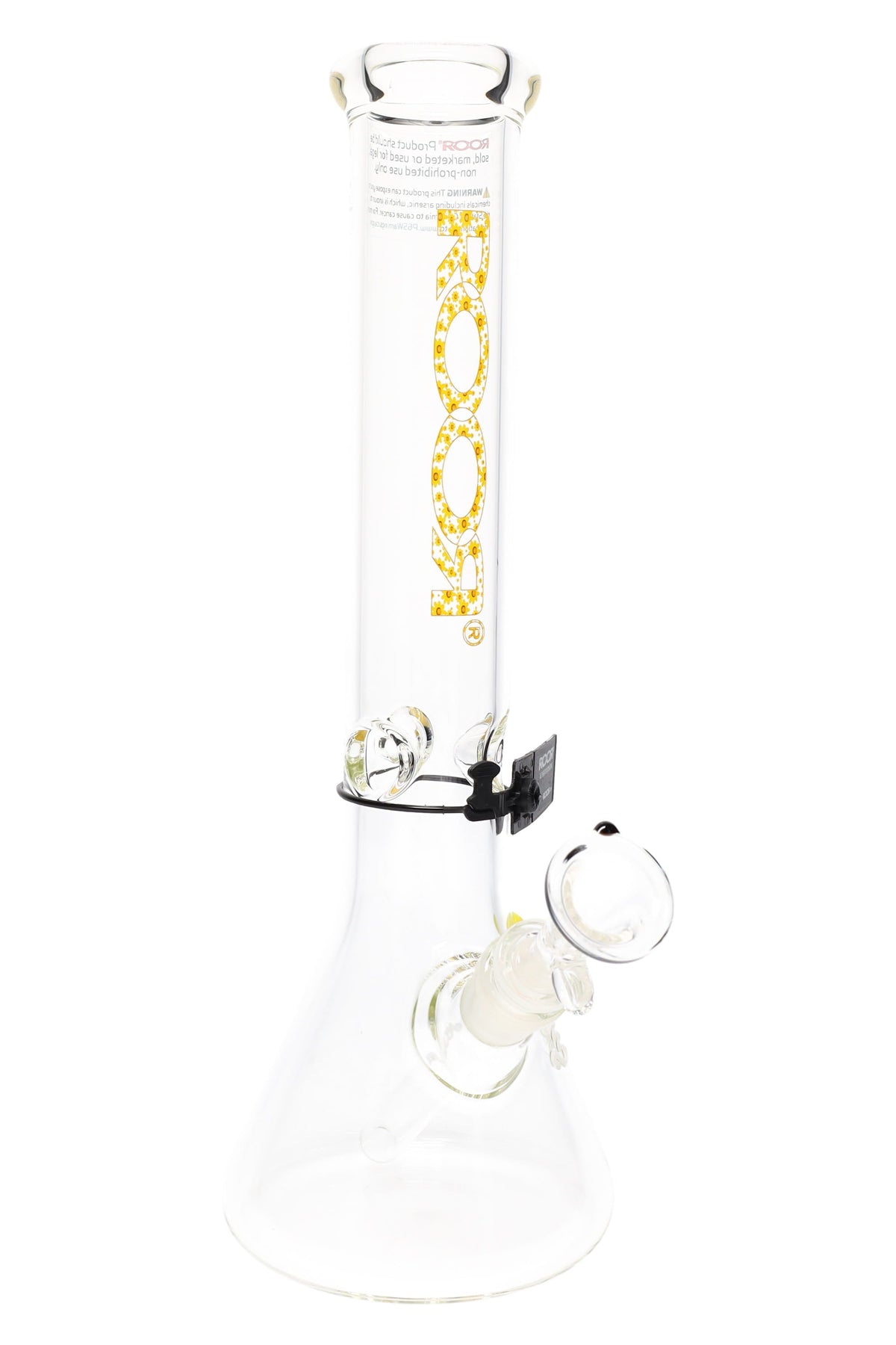 ROOR 5 mm Beaker Bong with Ice Pinch – Glass-on-Glass Classic