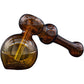 "Glass Hammer" Glass Hammer Bubbler Pipe (Various Colors)