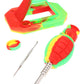 Silicone Grenade Dab Straw Kit “Pin Puller” – 6½″