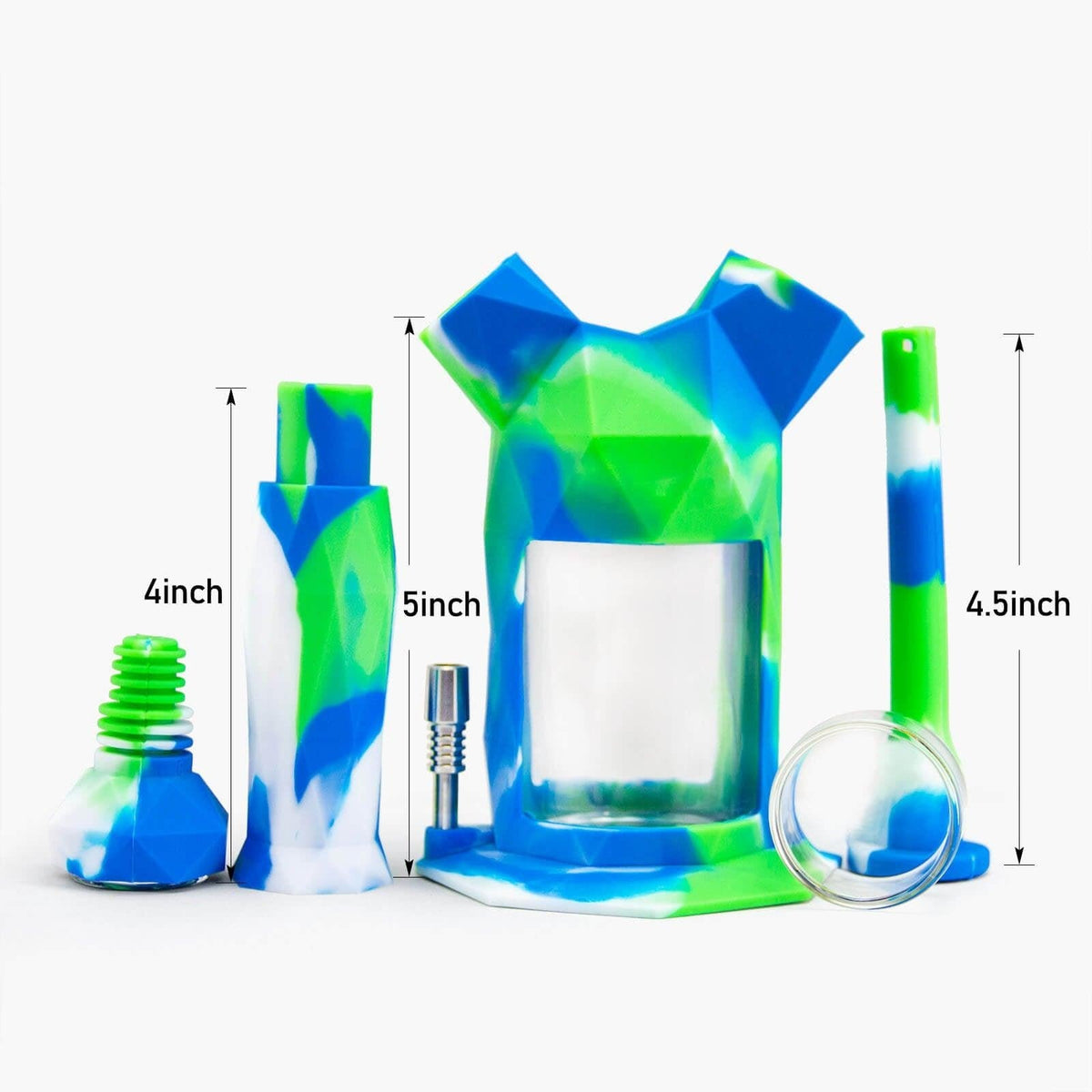 2-IN-1 Silicone Bubbler & Nectar Collector