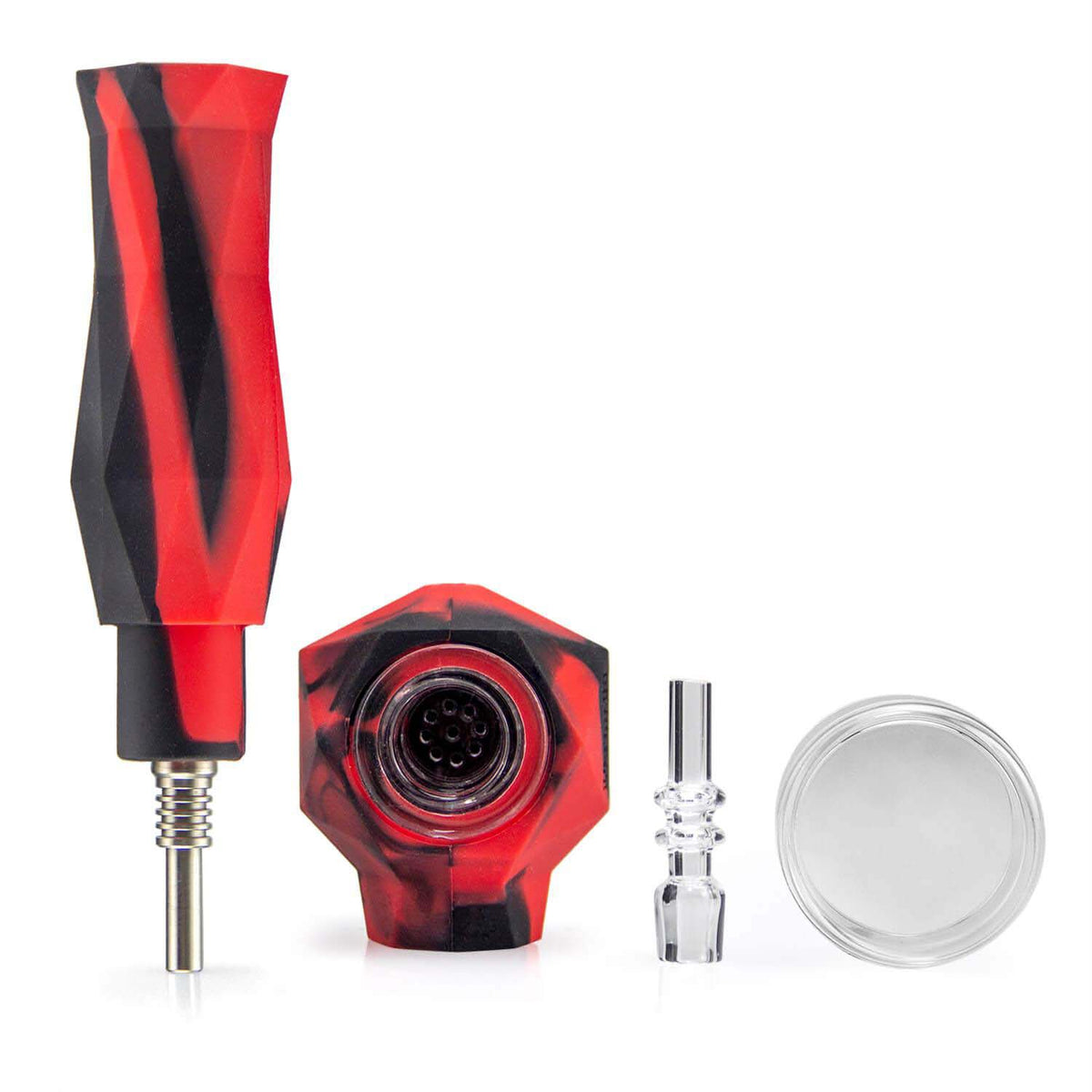 2-in-1 Silicone Honey Straw & Hand Pip