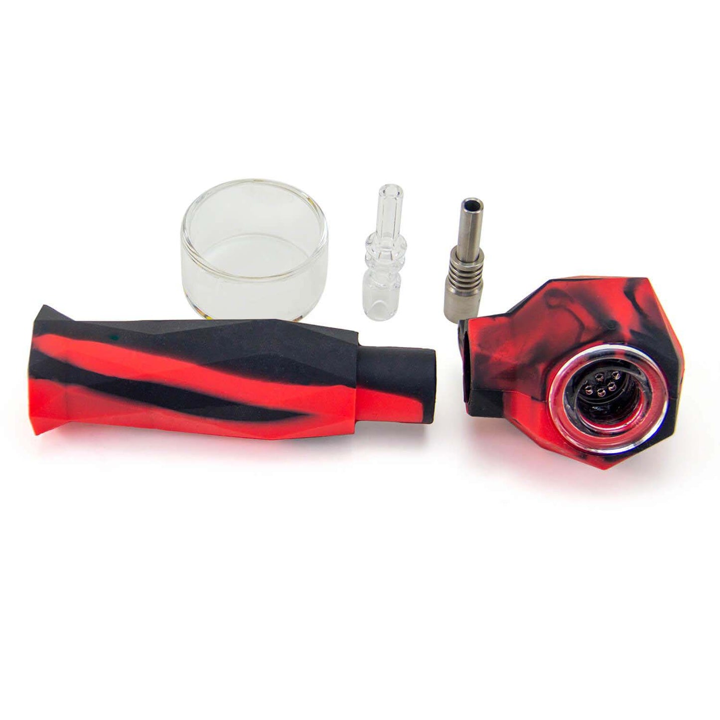 2-in-1 Silicone Honey Straw & Hand Pip