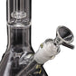 "Champ" Single or Double Showerhead Perc Beaker Bong