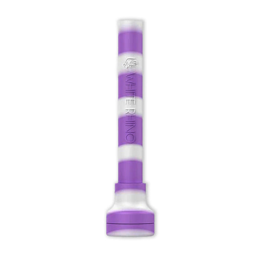 White Rhino Dabtainer - Glow In The Dark - Purple White