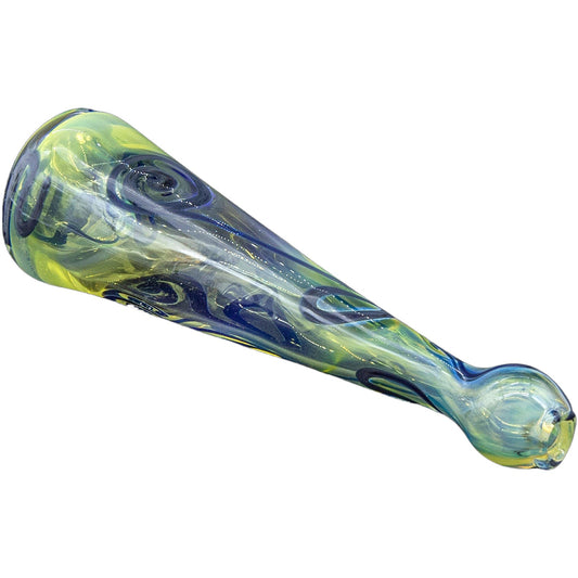 "Warrior Piper" Inside-Out Funnel Chillum Herb Pipe