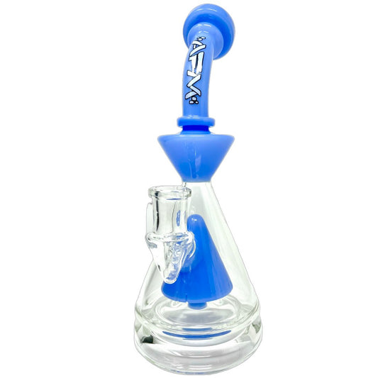 9" Pyramid Perc Glass Dab Rig