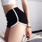 Women's sports shorts, home casual solid-color fashionable yoga beach pants, candy-colored hot pants