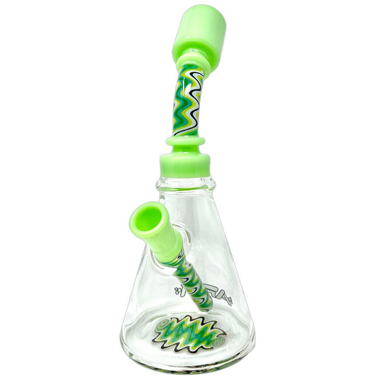 8.5" Reversal Wig Wag Power Glass Beaker Bong