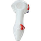 "Drooping Hearts" Solid White Drooper Spoon