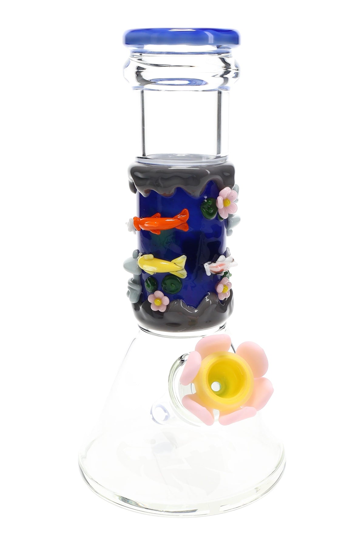 Empire Glassworks “Koi Pond” Baby Beaker Bong – 8½″ – US-Made