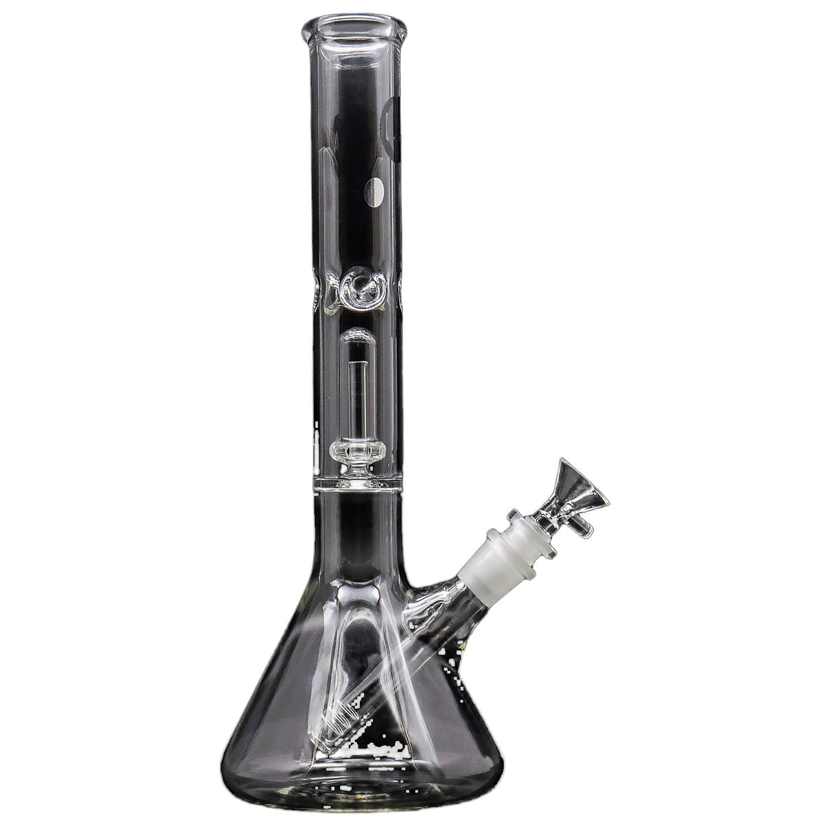 "Champ" Single or Double Showerhead Perc Beaker Bong