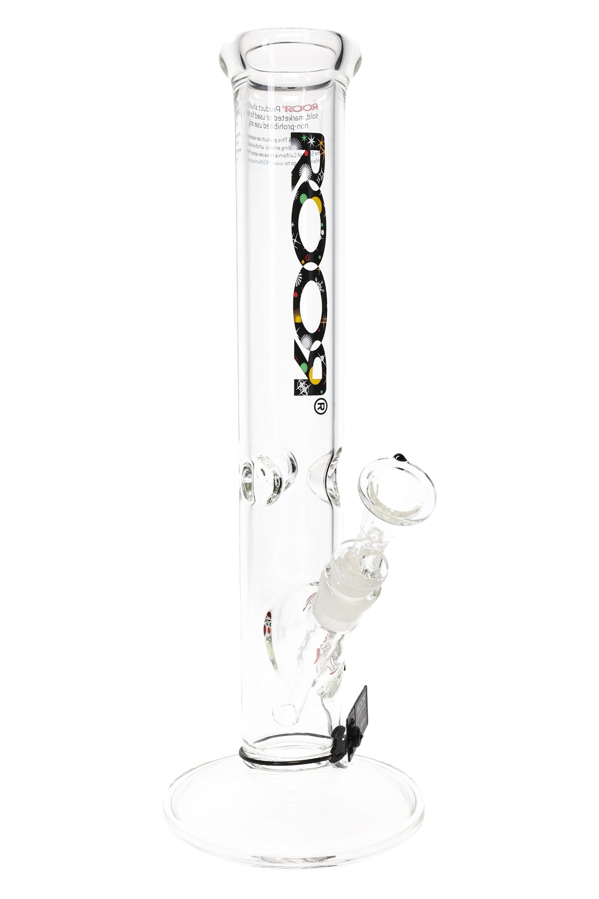 ROOR 14″ 50 mm Straight Tube Bong – Ice Pinch – 5 mm Thick