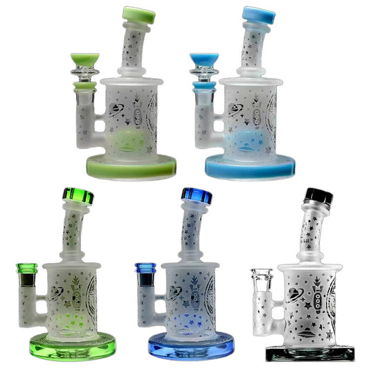 Calibear Premium Deep Sandblasted Rig W/ Spaceship Themed Design