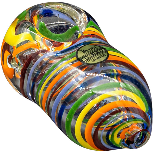 "Easter Egg" Rainbow Swirl Heavy Egg-Shaped Pipe