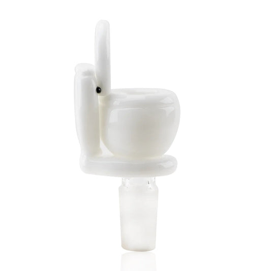 Empire Glassworks “Toilet” Glass Bowl – 14.5 mm Male – US-Made