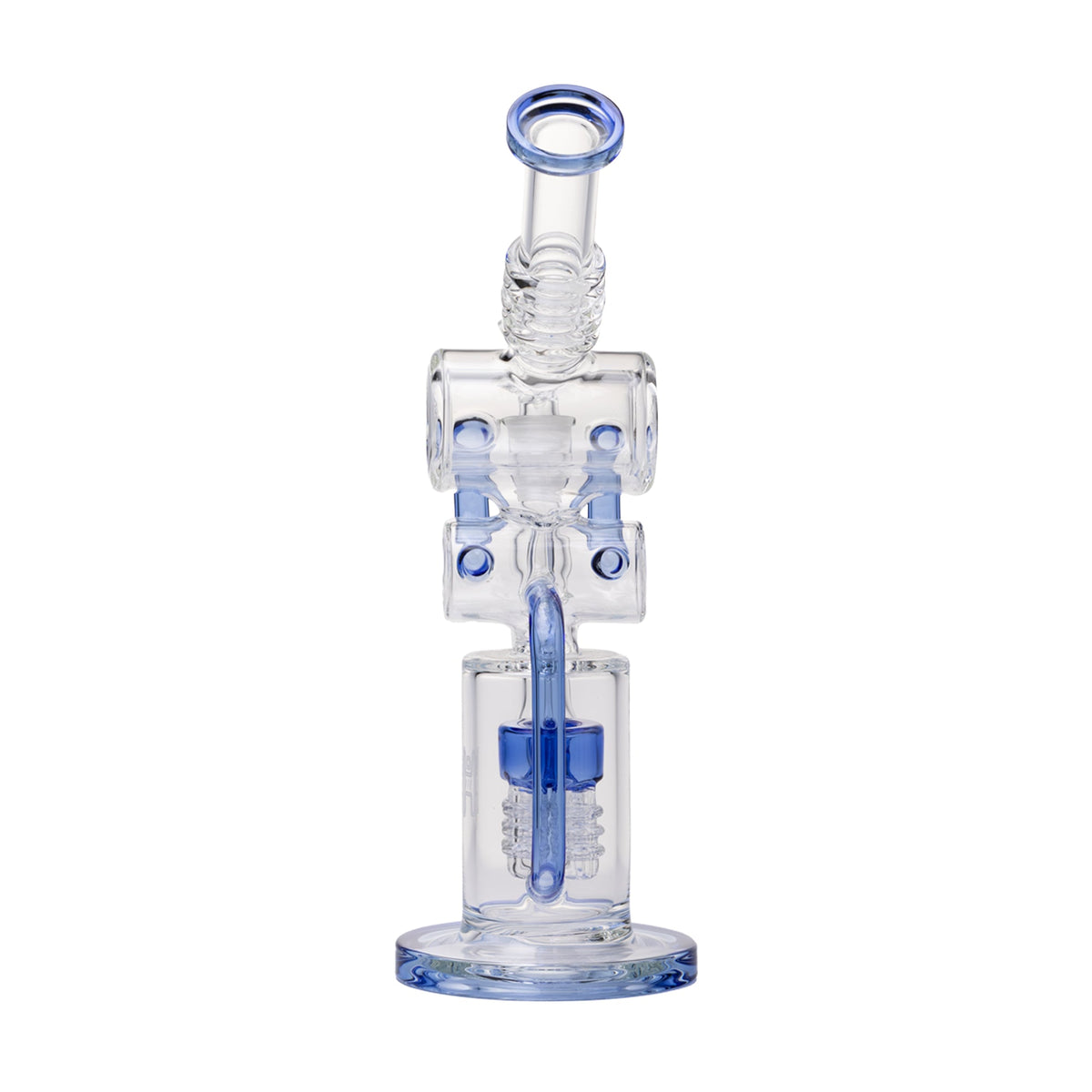 Human Grade Raygun Glass Water Pipe Percolator