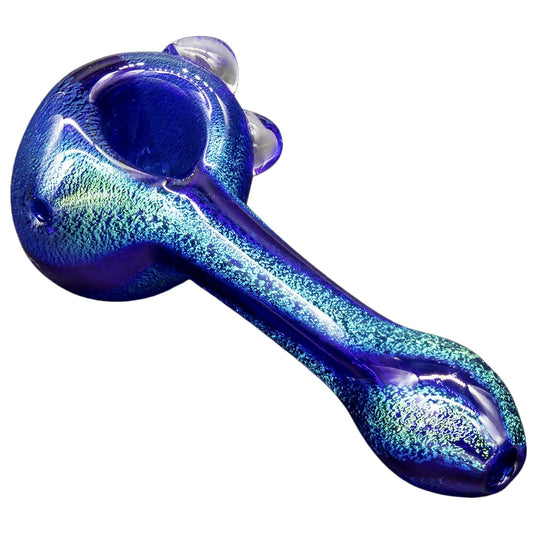"Galactic Storm" Full Dichro Spoon Hand Pipe