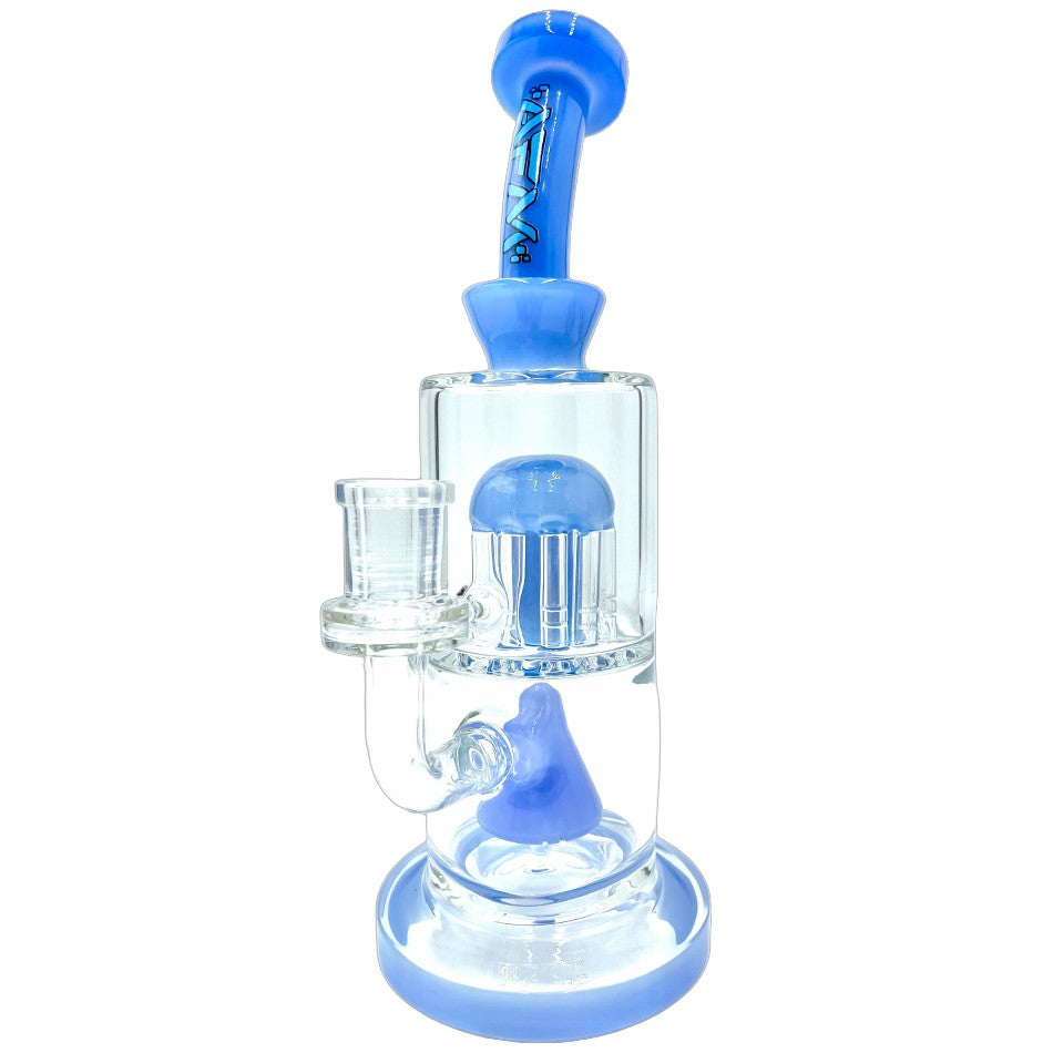 10" Pyramid Perc Glass Dab Rig