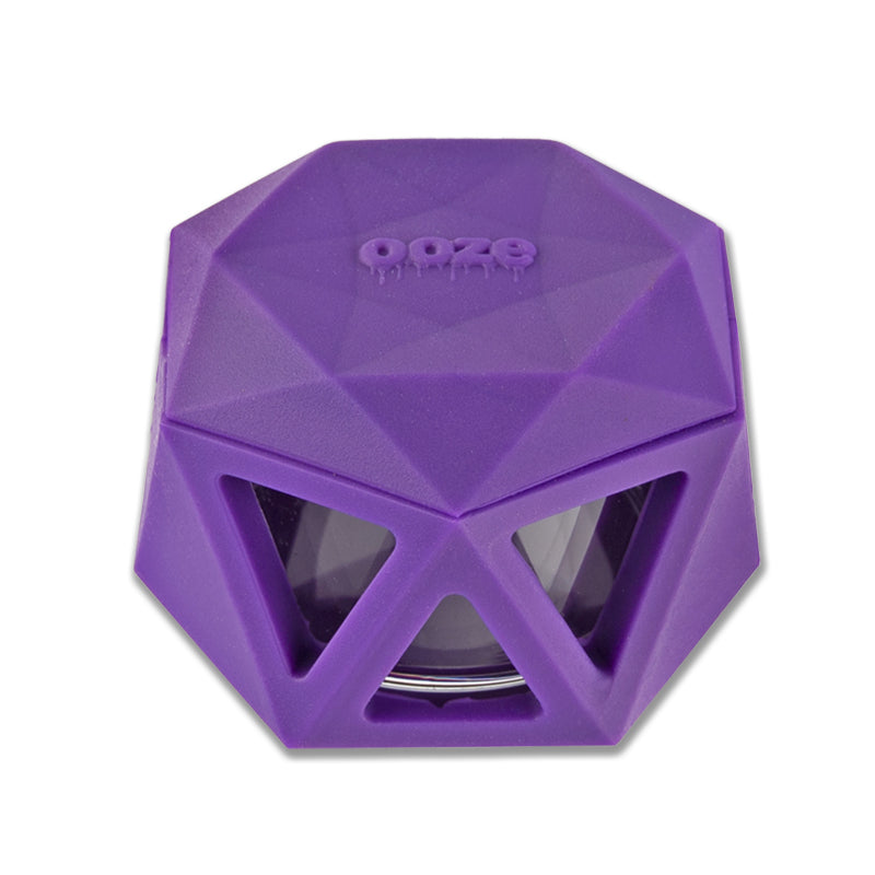 Ooze Geode Silicone & Glass Container