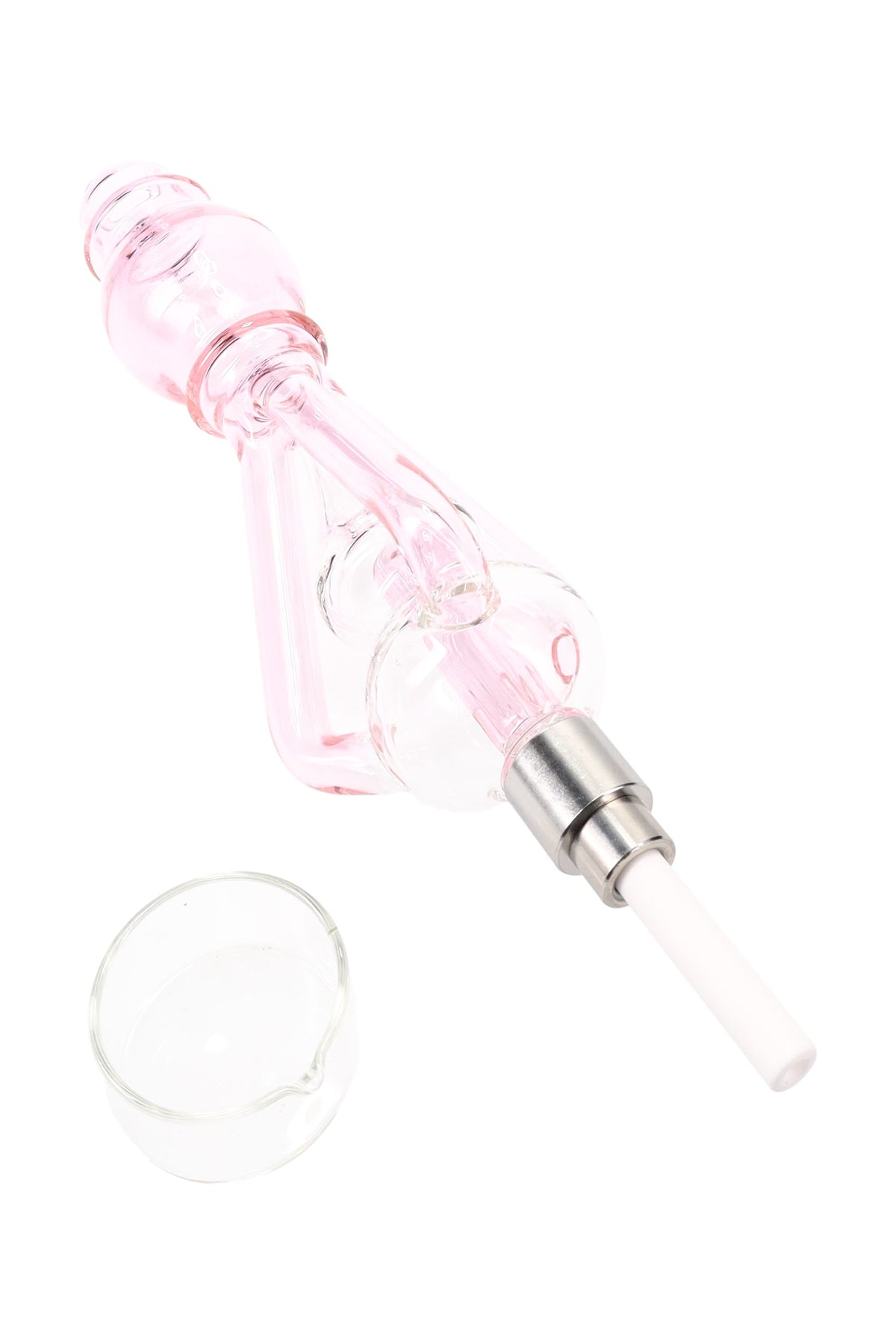 Glass Recycler Dab Straw Kit “Cyclone Vortex” – 9″