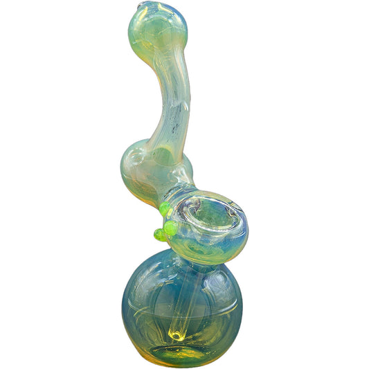 "Silver Sherlock" Fumed Sherlock Bubbler Pipe (Various Colors)