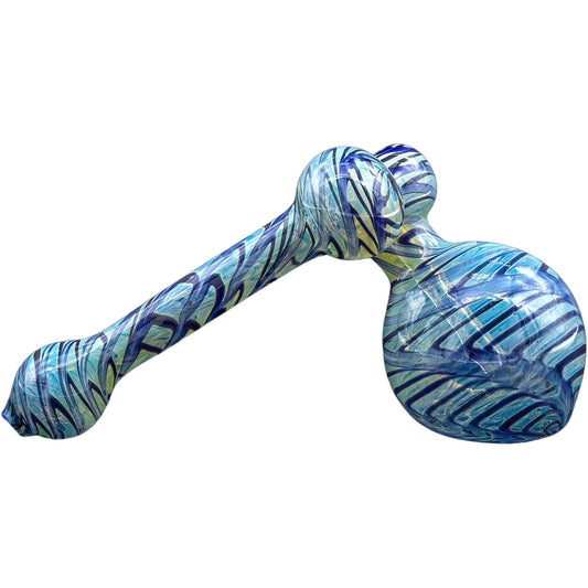 "Colored Sidecar" Fumed Sidecar Bubbler Pipe (Various Colors)