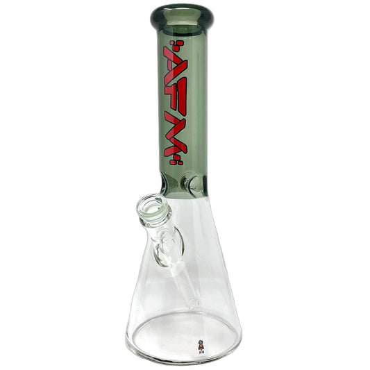 12" Extraterrestrial Colored Glass Sleeve Beaker Bong