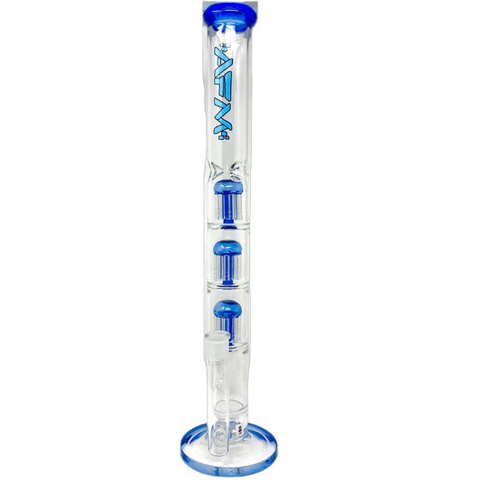 21" Ripper Triple Tree Perc Glass Straight Tube Bong