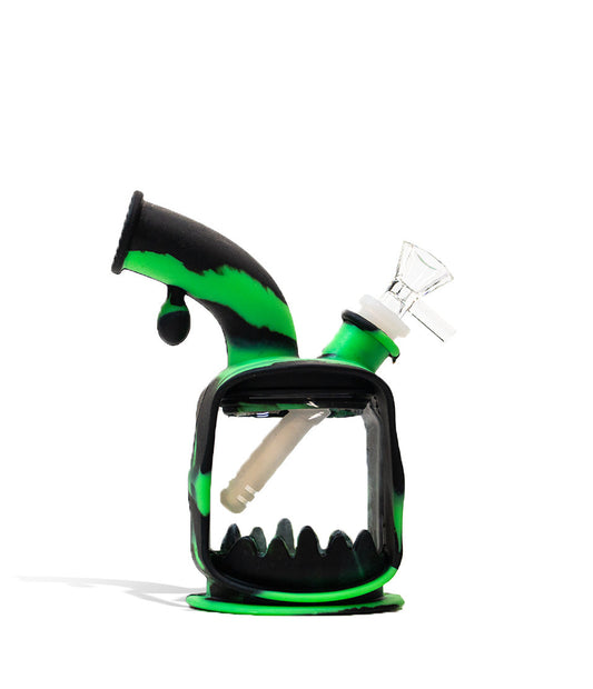 6 Inch Kettle Silicone Water Pipe with Silicone Downstem and Glass Chamber