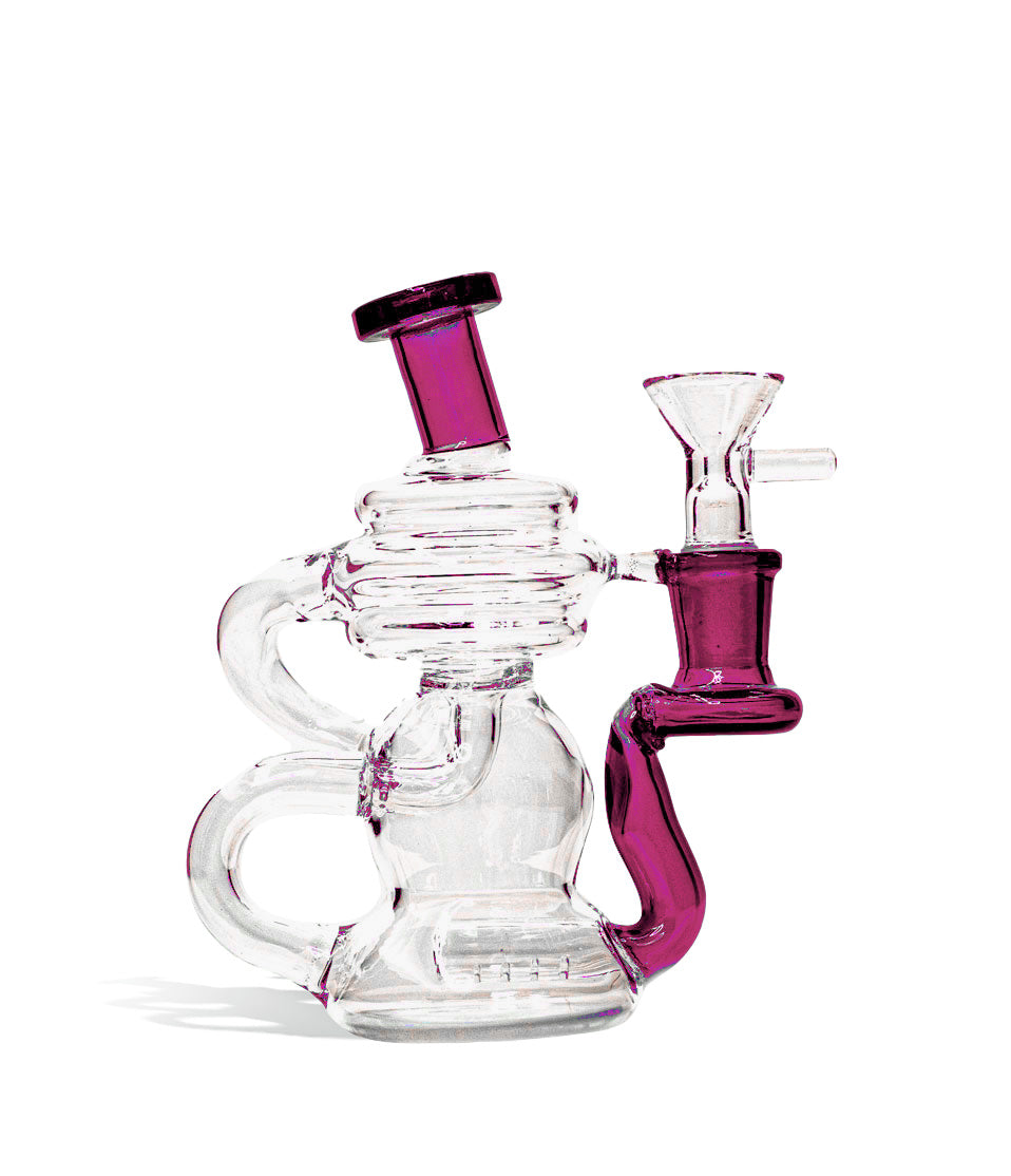 6 Inch Recycler Water pipe with Colored Mouthpiece