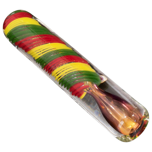 "Rasta Twister" Chillum Pipe