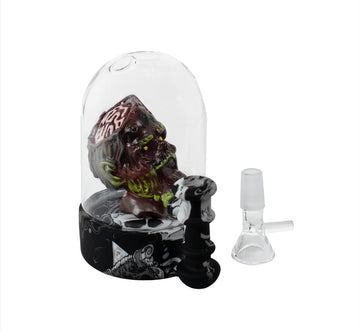 Zombie Dome Glass Waterwheel Bong