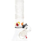 ROOR 12" Frosted Beaker Bong with Multicolor Ice Pinch – Glass-on-Glass