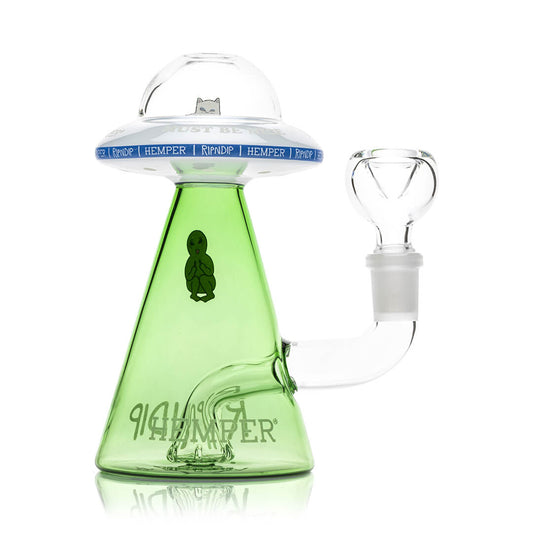 Hemper RIPNDIP x HEMPER Nermal UFO Glass Water Pipe