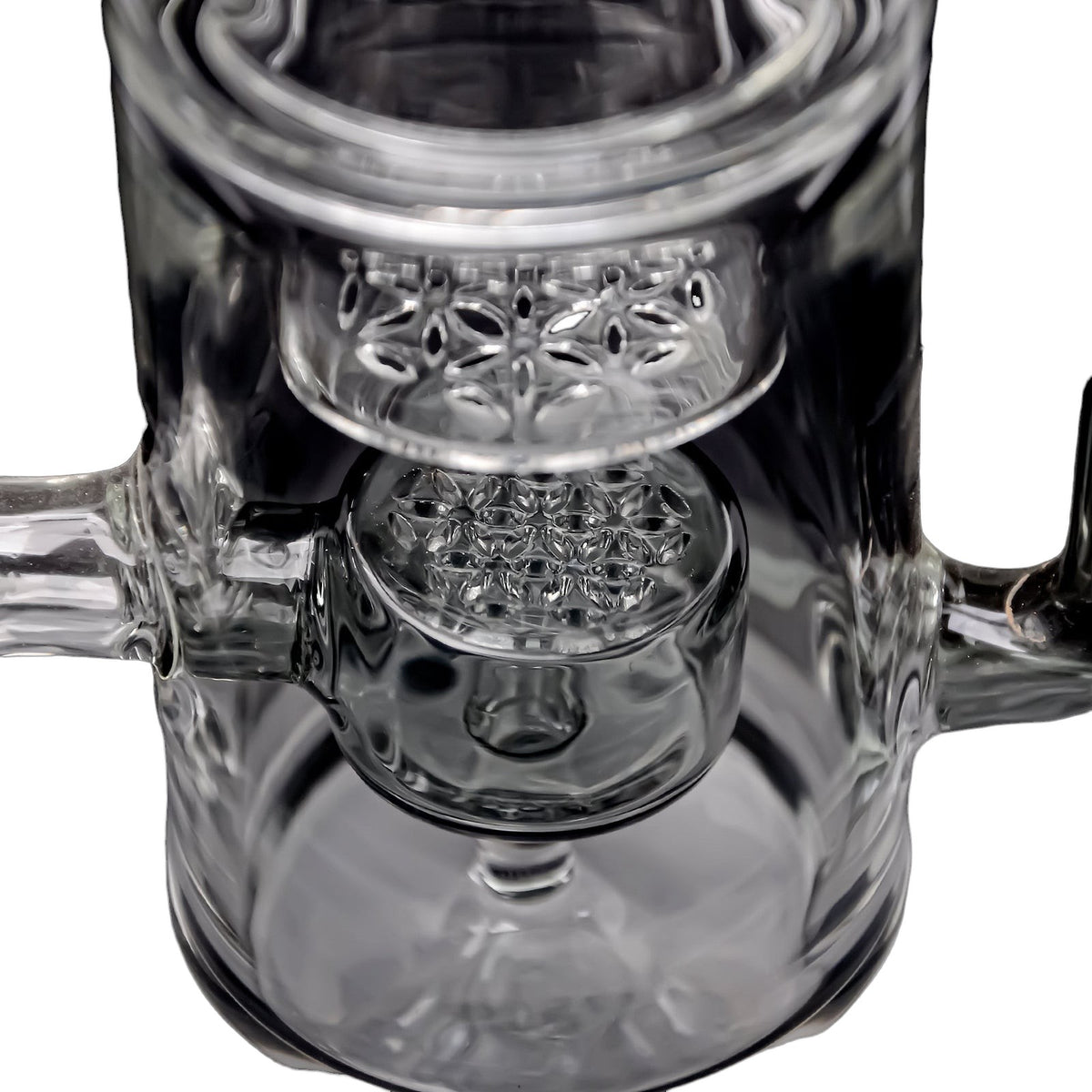 Calibear Pillar Flower Of Life Klein Bong