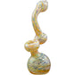 "Bubble Lock" Color Raked Sherlock Bubbler Pipe