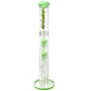 18" Ripper Double Arm Perc Glass Straight Tube Bong