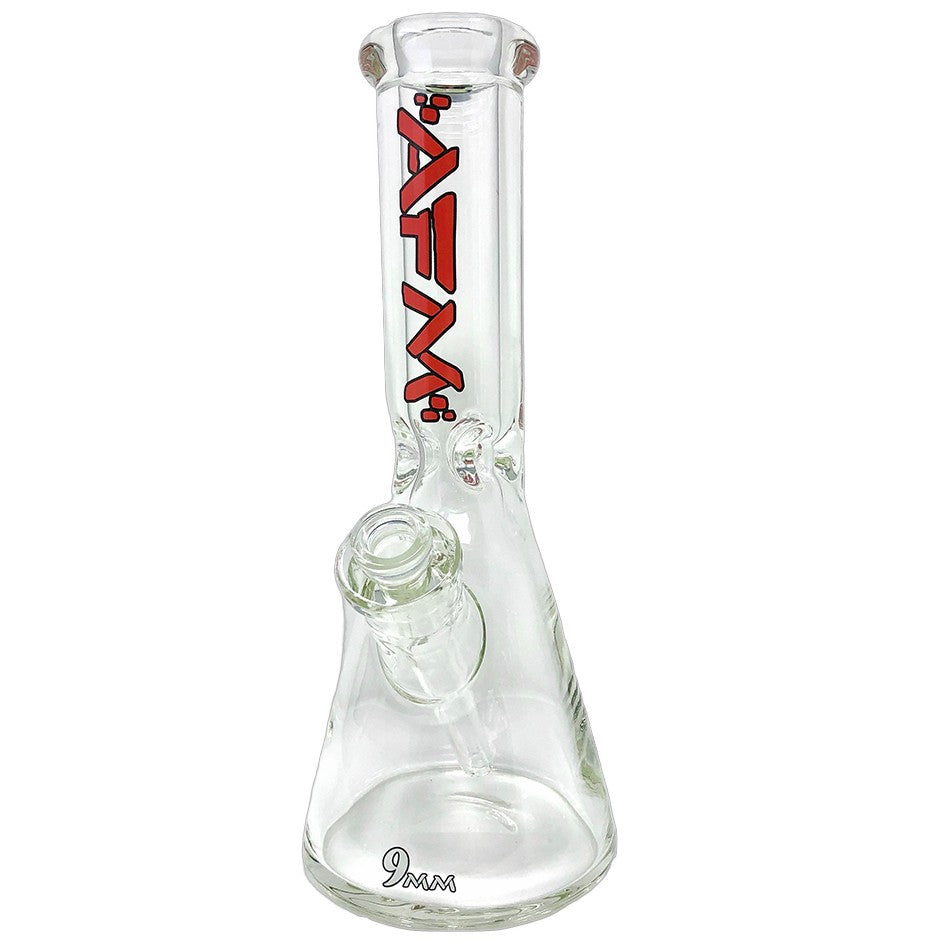 12" Heavy Boi Clear 9mm Glass Beaker Bong