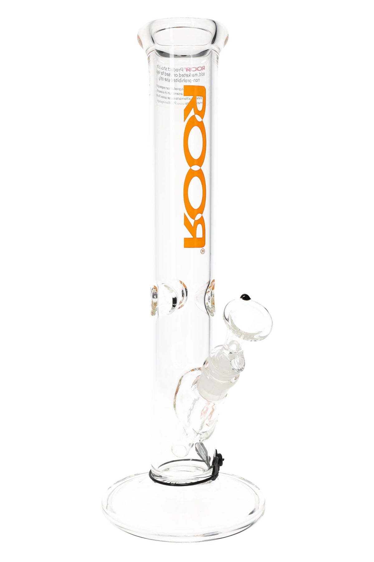 ROOR 14″ 50 mm Straight Tube Bong – Ice Pinch – 5 mm Thick