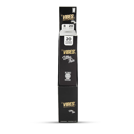 Vibes Cones - King Size - Ultra Thin - 20pk