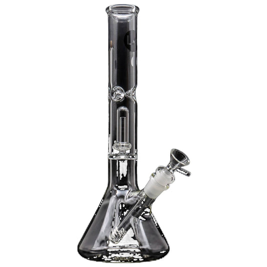 "Champ" Single or Double Showerhead Perc Beaker Bong