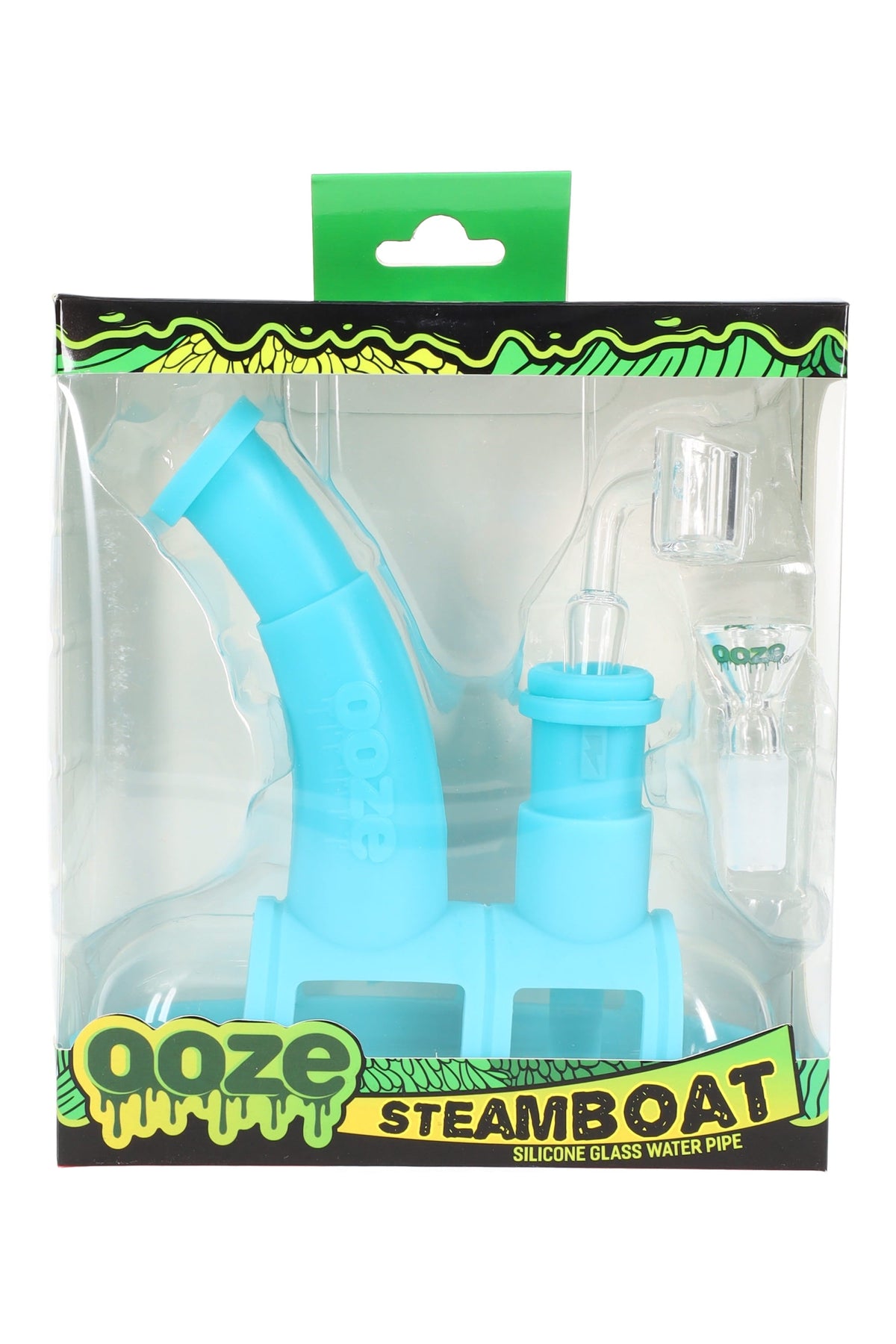 Ooze Steamboat Silicone/Glass Bubbler & Dab Rig – 14 mm Female