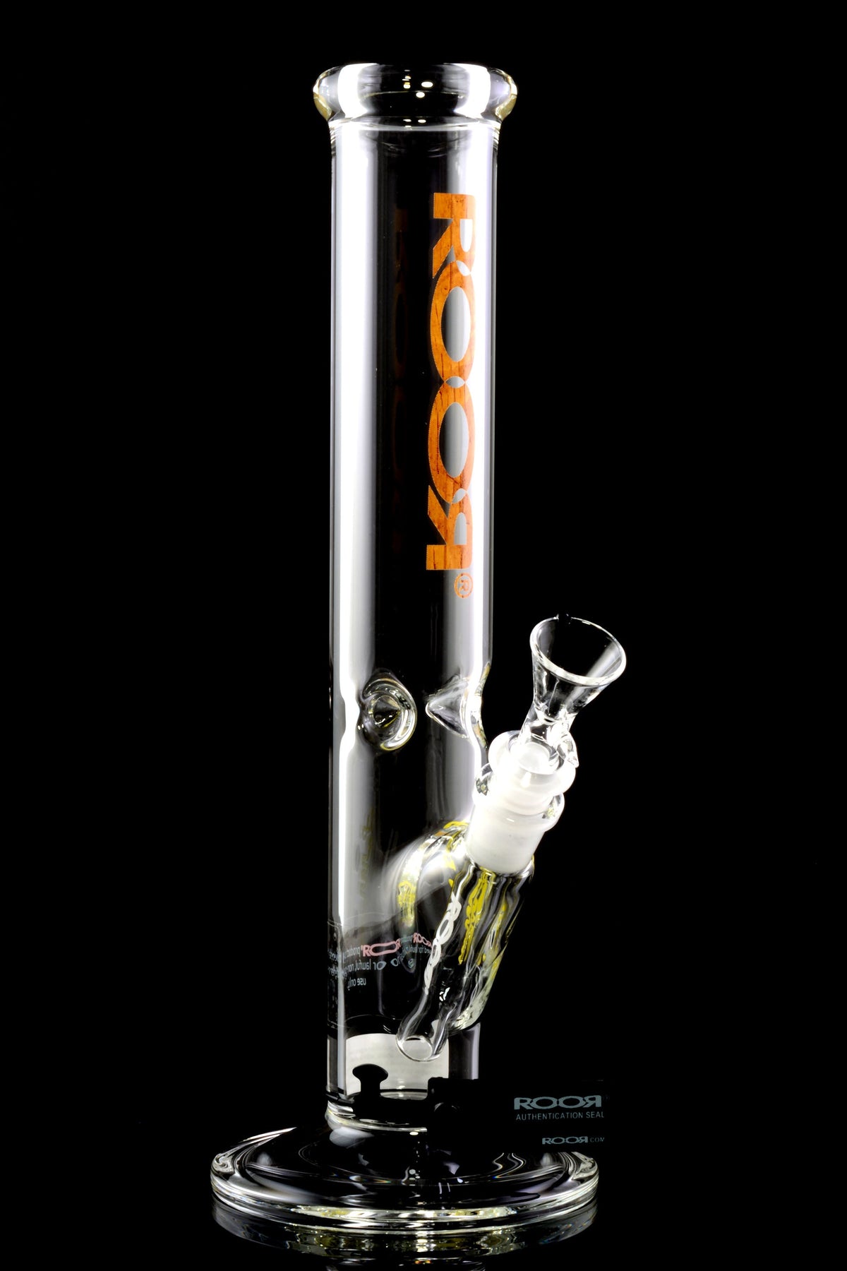 ROOR 14″ 50 mm Straight Tube Bong – Ice Pinch – 5 mm Thick