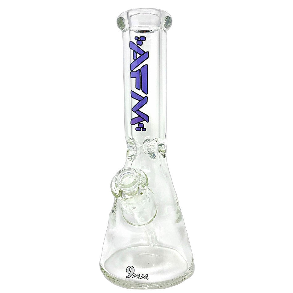 12" Heavy Boi Clear 9mm Glass Beaker Bong
