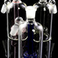 Glass 14.5 mm Male-to-Female 45° Ash Catcher with Showerhead Perc