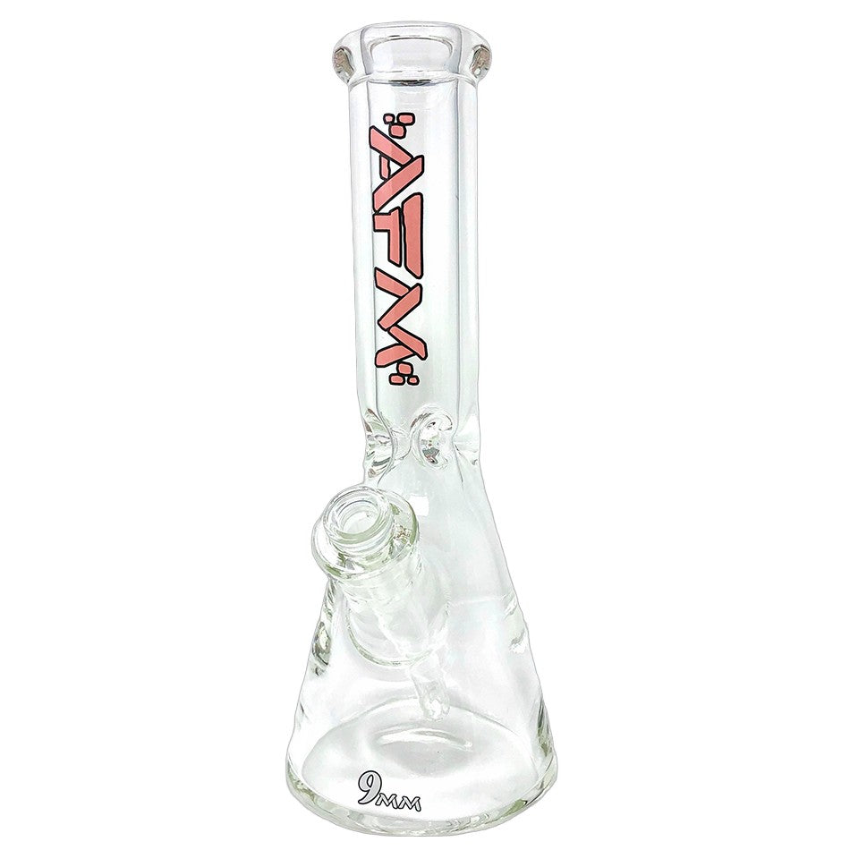 12" Heavy Boi Clear 9mm Glass Beaker Bong